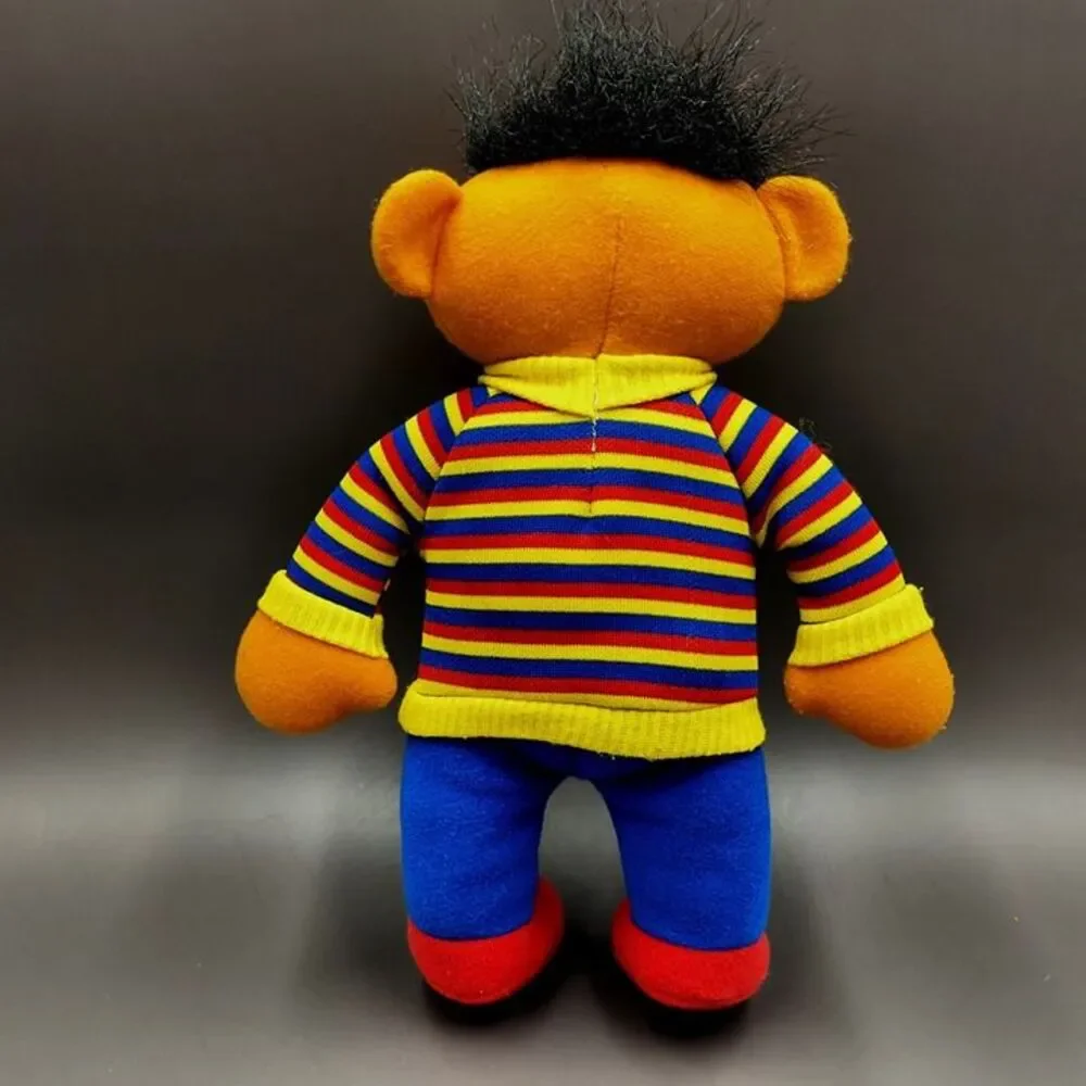 Vintage Sesame Street Stuffed Ernie Toy Plush Jim Henson Playskool 12